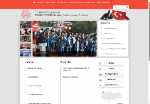 İSTANBUL / BEŞİKTAŞ - Beşiktaş Gazi Osmanpaşa Ortaokulu