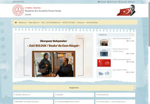 İSTANBUL / BEŞİKTAŞ - Beşiktaş Kız Anadolu İmam Hatip Lisesi