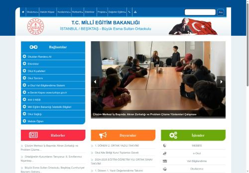 İSTANBUL / BEŞİKTAŞ - Büyük Esma Sultan Ortaokulu