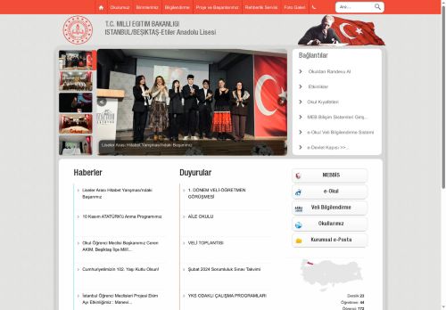 İSTANBUL / BEŞİKTAŞ - Etiler Anadolu Lisesi