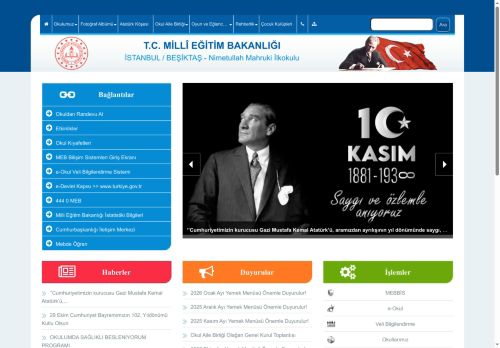 İSTANBUL / BEŞİKTAŞ - Nimetullah Mahruki İlkokulu