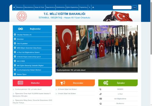 İSTANBUL / BEŞİKTAŞ - Hasan Ali Yücel Ortaokulu