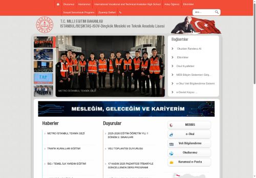 İSTANBUL / BEŞİKTAŞ - İSOV-Dinçkök Mesleki ve Teknik Anadolu Lisesi