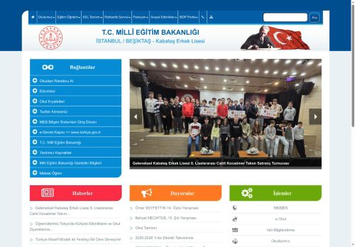 İSTANBUL / BEŞİKTAŞ - Kabataş Erkek Lisesi