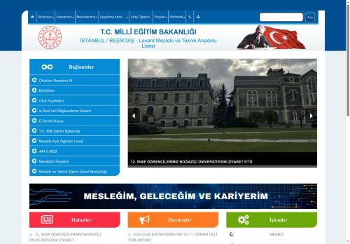 İSTANBUL / BEŞİKTAŞ - Levent Mesleki ve Teknik Anadolu Lisesi