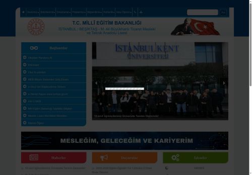 İSTANBUL / BEŞİKTAŞ - M. Ali Büyükhanlı Ticaret Mesleki ve Teknik Anadolu Lisesi