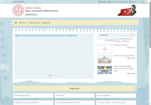 İSTANBUL / BEŞİKTAŞ - MİLLİ SAVUNMA ÜNİVERSİTESİ ANAOKULU