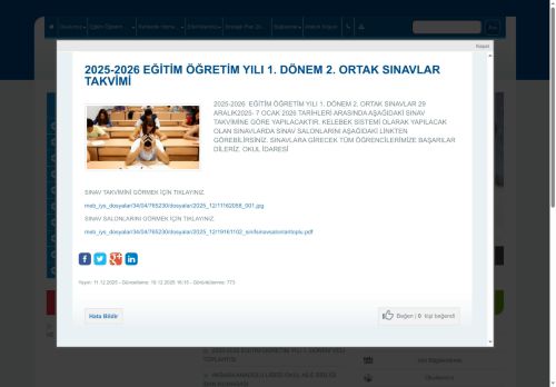 İSTANBUL / BEYKOZ - Akbaba Anadolu Lisesi