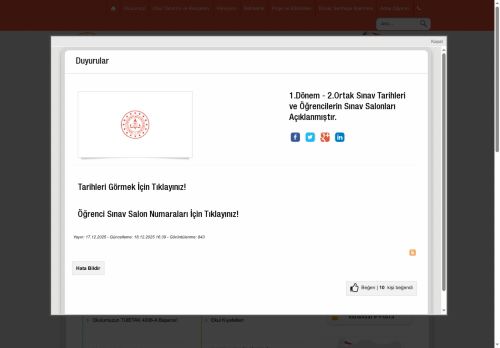 İSTANBUL / BEŞİKTAŞ - Ortaköy Zübeyde Hanım Kız Mesleki ve Teknik Anadolu Lisesi