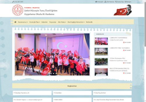 İSTANBUL / BEŞİKTAŞ - Şehit Hüseyin Tunç Özel Eğitim Uygulama Okulu III. Kademe