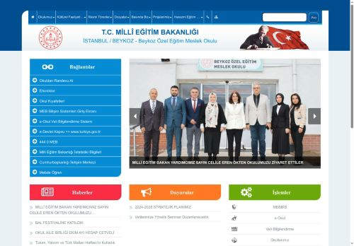 İSTANBUL / BEYKOZ - Beykoz Özel Eğitim Meslek Okulu