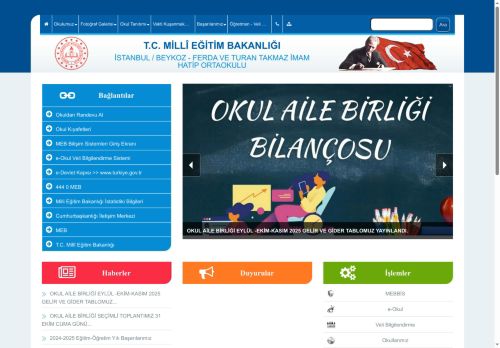 İSTANBUL / BEYKOZ - FERDA VE TURAN TAKMAZ İMAM HATİP ORTAOKULU