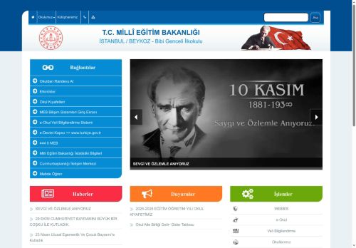 İSTANBUL / BEYKOZ - Bibi Genceli İlkokulu