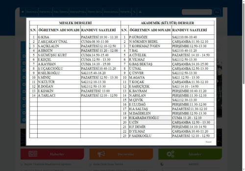 İSTANBUL / BEYKOZ - Boğaziçi Kız Mesleki ve Teknik Anadolu Lisesi