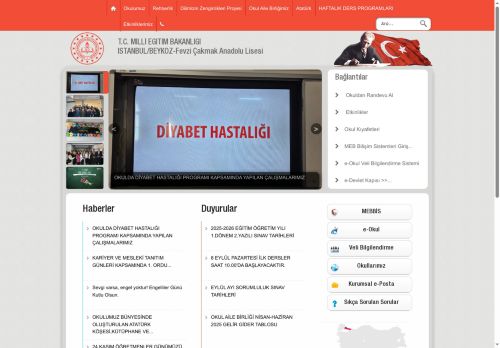 İSTANBUL / BEYKOZ - Fevzi Çakmak Anadolu Lisesi