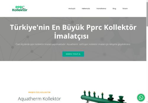 Özel Ölçü kollektör - Pprc Kollektör İmalatı - Pprc Kollektör