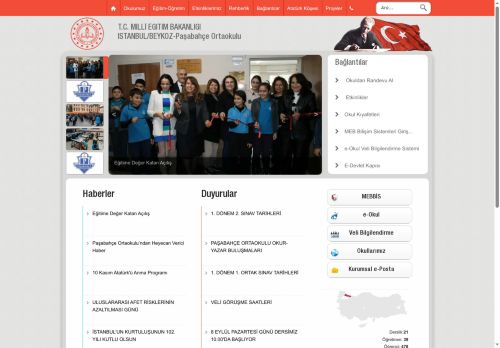 İSTANBUL / BEYKOZ - Paşabahçe Ortaokulu