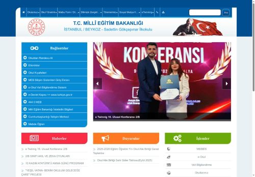 İSTANBUL / BEYKOZ - Sadettin Gökçepınar İlkokulu