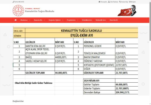 İSTANBUL / BEYKOZ - Kemalettin Tuğcu İlkokulu