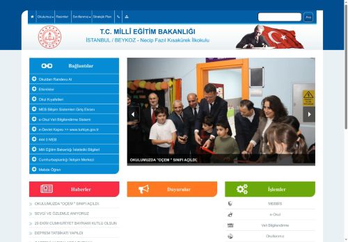 İSTANBUL / BEYKOZ - Necip Fazıl Kısakürek İlkokulu