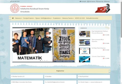 İSTANBUL / BEYKOZ - Selahattin Karakaşlı İmam Hatip Ortaokulu