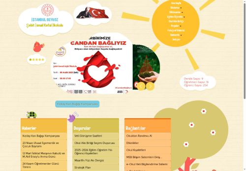 İSTANBUL / BEYKOZ - Şehit İsmail Kefal İlkokulu