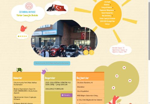 İSTANBUL / BEYKOZ - Türker İnanoğlu İlkokulu