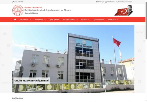 İSTANBUL / BEYLİKDÜZÜ - Beylikdüzü Atatürk Öğretmenevi ve Akşam Sanat Okulu