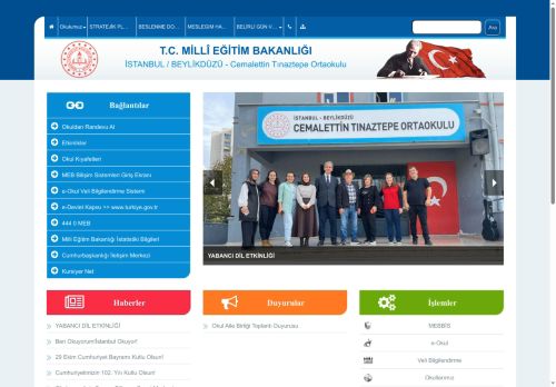 İSTANBUL / BEYLİKDÜZÜ - Cemalettin Tınaztepe Ortaokulu