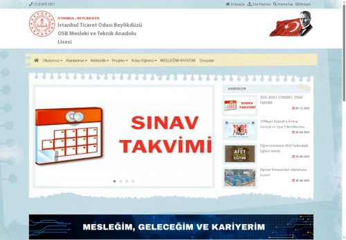 İSTANBUL / BEYLİKDÜZÜ - İstanbul Ticaret Odası Beylikdüzü OSB Mesleki ve Teknik Anadolu Lisesi