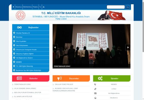 İSTANBUL / BEYLİKDÜZÜ - Musa Efendi Kız Anadolu İmam Hatip Lisesi