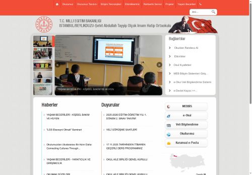 İSTANBUL / BEYLİKDÜZÜ - Şehit Abdullah Tayyip Olçok İmam Hatip Ortaokulu