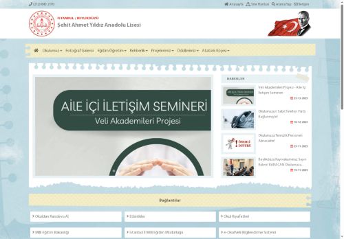 İSTANBUL / BEYLİKDÜZÜ - Şehit Ahmet Yıldız Anadolu Lisesi