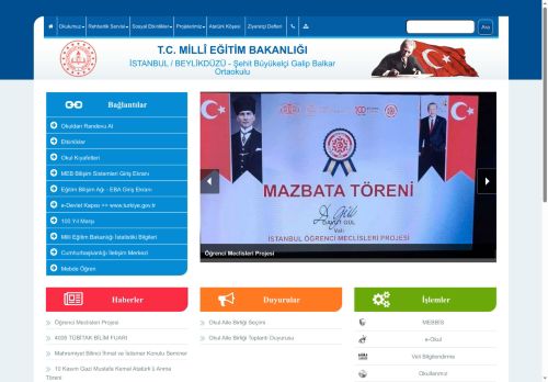 İSTANBUL / BEYLİKDÜZÜ - Şehit Büyükelçi Galip Balkar Ortaokulu