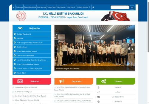 İSTANBUL / BEYLİKDÜZÜ - Yaşar Acar Fen Lisesi