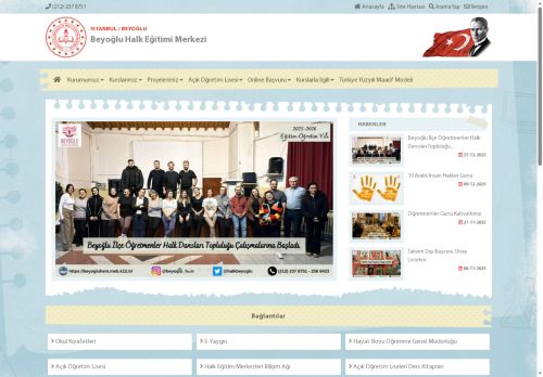 İSTANBUL / BEYOĞLU - Beyoğlu Halk Eğitimi Merkezi