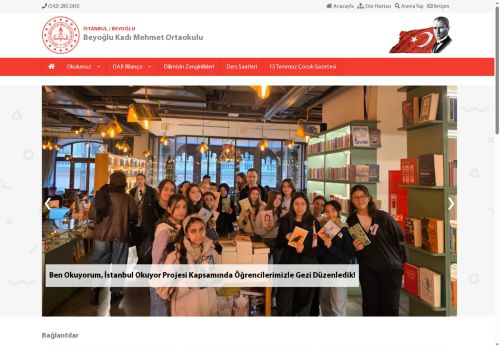 İSTANBUL / BEYOĞLU - Beyoğlu Kadı Mehmet Ortaokulu