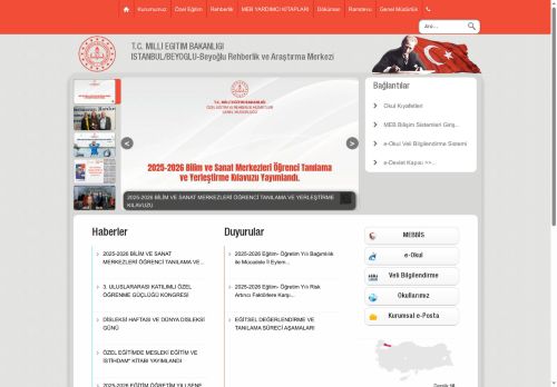 İSTANBUL / BEYOĞLU - Beyoğlu Rehberlik ve Araştırma Merkezi