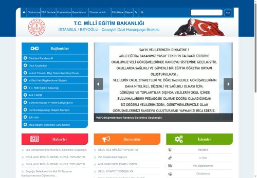 İSTANBUL / BEYOĞLU - Cezayirli Gazi Hasanpaşa İlkokulu