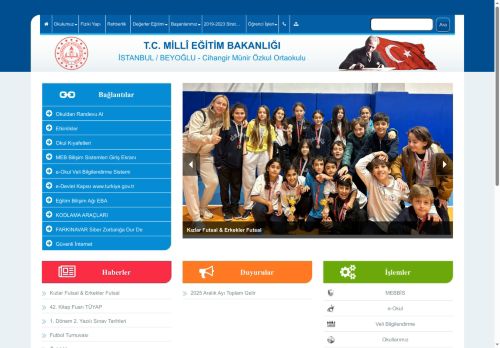 İSTANBUL / BEYOĞLU - Cihangir Münir Özkul Ortaokulu