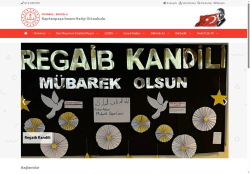 İSTANBUL / BEYOĞLU - Kaptanpaşa İmam Hatip Ortaokulu