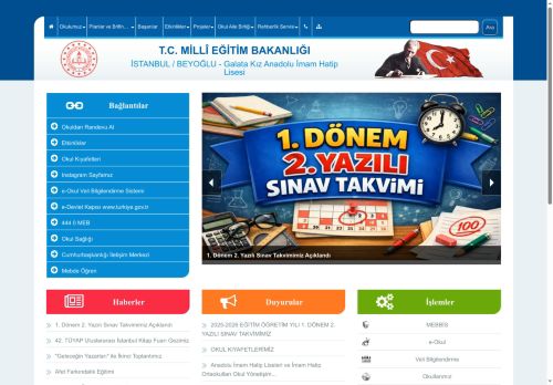 İSTANBUL / BEYOĞLU - Galata Kız Anadolu İmam Hatip Lisesi