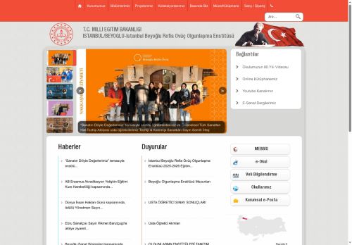 İSTANBUL / BEYOĞLU - İstanbul Beyoğlu Refia Övüç Olgunlaşma Enstitüsü