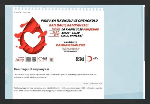 İSTANBUL / BEYOĞLU - Piripaşa Ortaokulu