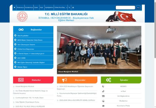 İSTANBUL / BÜYÜKÇEKMECE - Büyükçekmece Halk Eğitimi Merkezi