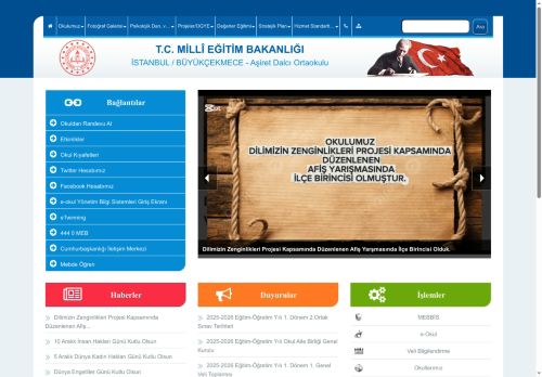 İSTANBUL / BÜYÜKÇEKMECE - Aşiret Dalcı Ortaokulu