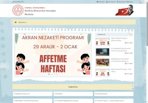 İSTANBUL / BÜYÜKÇEKMECE - Batıköy Memurdan Armağan İlkokulu