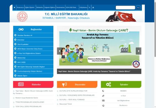 İSTANBUL / SARIYER - Hatemoğlu Ortaokulu