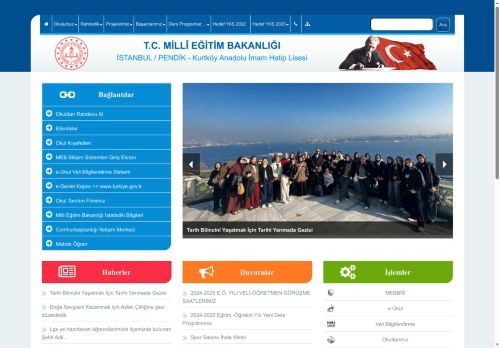 İSTANBUL / PENDİK - Kurtköy Anadolu İmam Hatip Lisesi