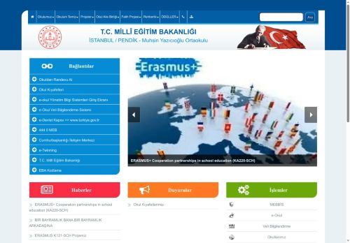 İSTANBUL / PENDİK - Muhsin Yazıcıoğlu Ortaokulu